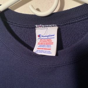 Navy Blue Champion Sweatshirt